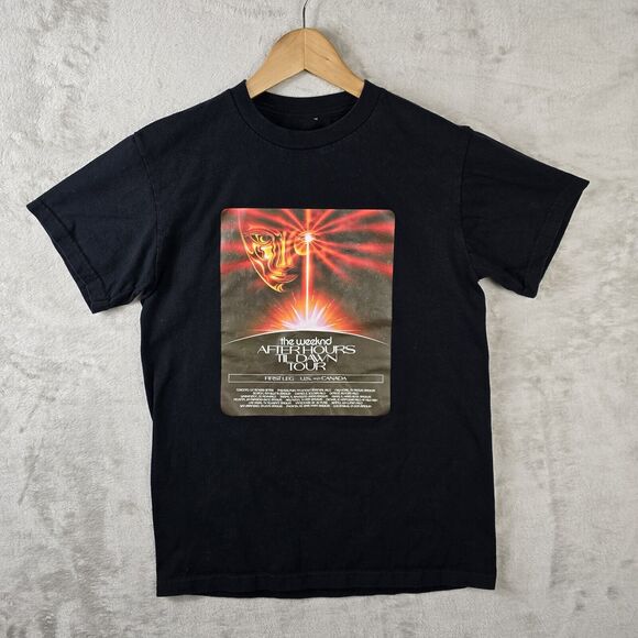 The Weeknd After Hours Til Dawn Shirt Official Tour Merch Size Small Rap Tee - Picture 2 of 7